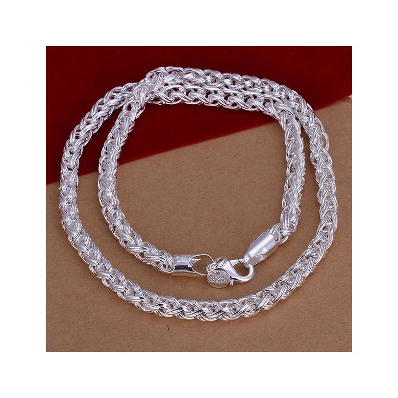 Wholesale Romantic Silver Face Necklace TGSPN624