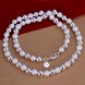 Wholesale Classic Silver Ball Necklace TGSPN627