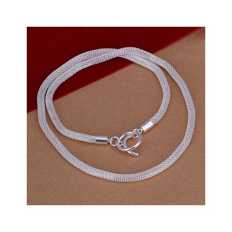 Wholesale Romantic Silver Heart Necklace TGSPN630