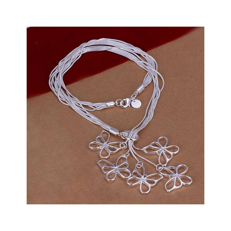 Wholesale Romantic Silver Animal Necklace TGSPN641