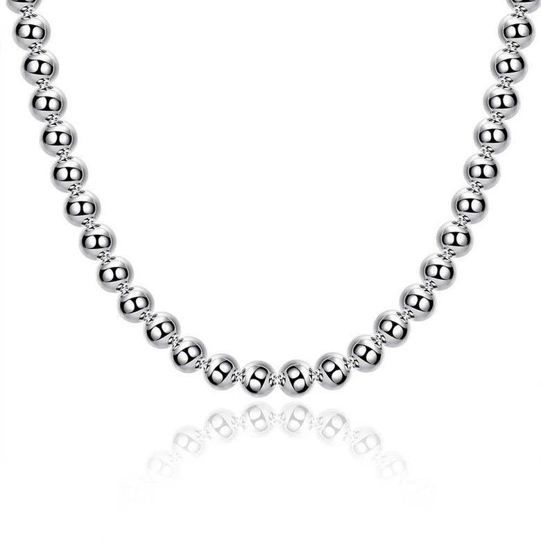 Wholesale Trendy Silver Ball Necklace TGSPN649