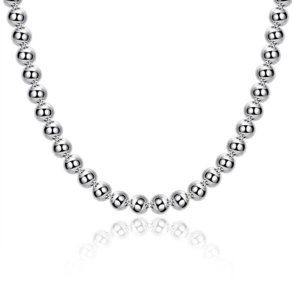 Wholesale Romantic Silver Ball Necklace TGSPN666