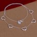 Wholesale Trendy Silver Heart Necklace TGSPN675