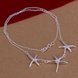 Wholesale Romantic Silver Star Necklace TGSPN680