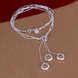 Wholesale Classic Silver Round Necklace TGSPN727
