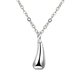 Wholesale Classic Silver Water Drop Necklace TGSPN742
