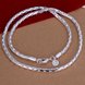 Wholesale Classic Silver Round Necklace TGSPN754