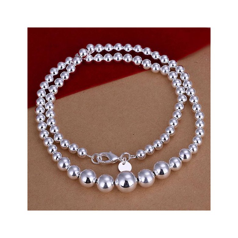 Wholesale Romantic Silver Ball Necklace TGSPN763