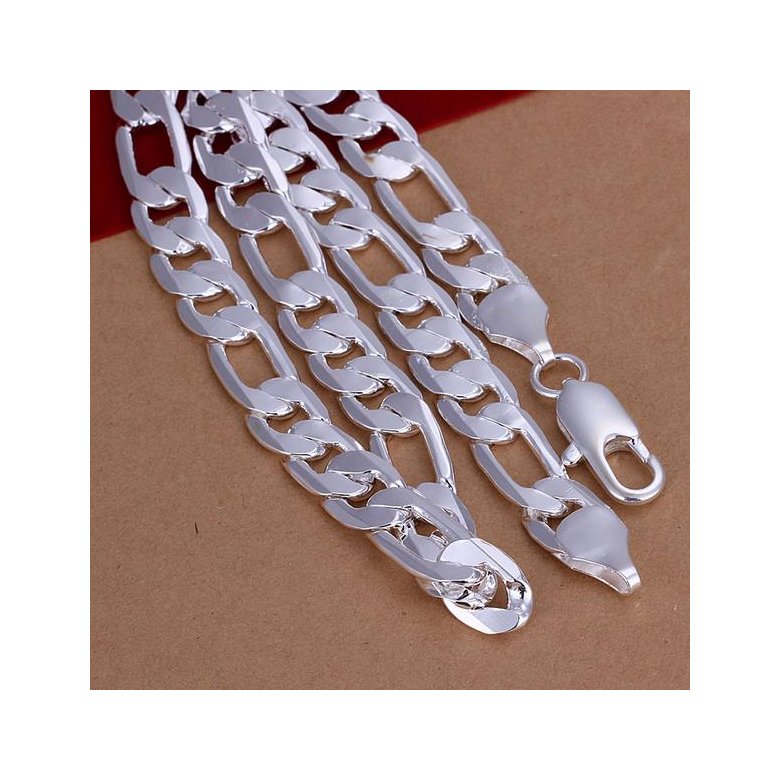 Wholesale Romantic Silver Round Necklace TGSPN766