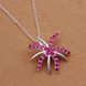 Wholesale Romantic Silver Insect CZ Necklace TGSPN239