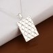 Wholesale Trendy Silver Geometric Necklace TGSPN334