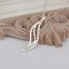 Wholesale Romantic Silver Plant CZ Necklace TGSPN350