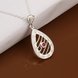 Wholesale Romantic Silver Water Drop Ceramic Necklace TGSPN396