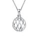 Wholesale Classic Silver Geometric Necklace TGSPN234