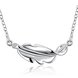 Wholesale Romantic Silver Plant Necklace TGSPN256