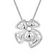 Wholesale Trendy Silver Plant Necklace TGSPN364