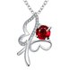 Wholesale Trendy Silver Insect Glass Necklace TGSPN612