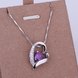 Wholesale Trendy Platinum Heart CZ Pendants TGSPN595