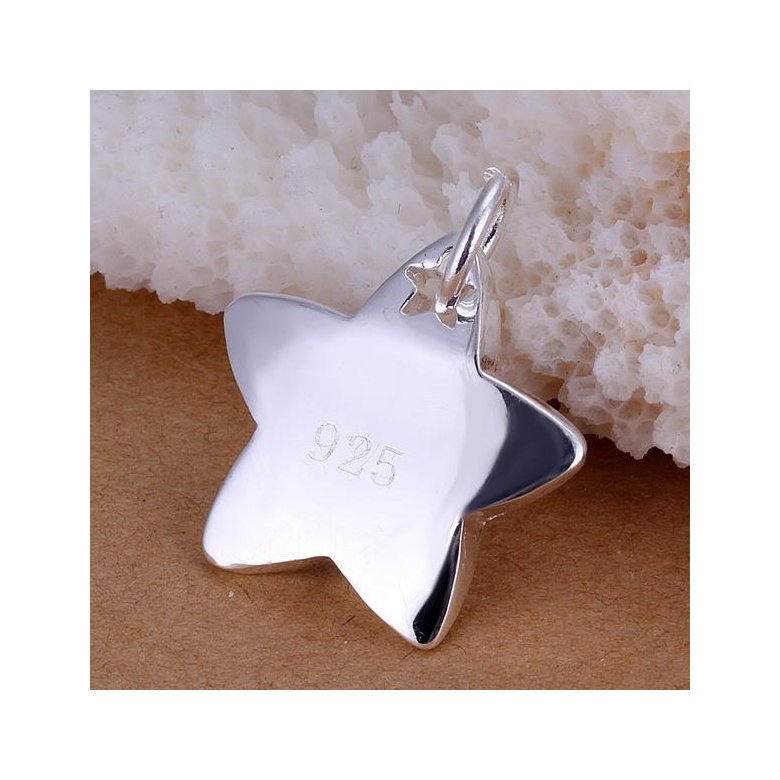 Wholesale Romantic Silver Star Pendants TGSPP018