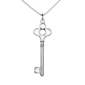 Wholesale Romantic Silver Key Pendants TGSPP038