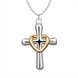 Wholesale Romantic Silver Cross Pendants TGSPP052