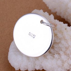 Wholesale Romantic Silver Round Pendants TGSPP064