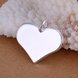 Wholesale Romantic Silver Heart Pendants TGSPP067
