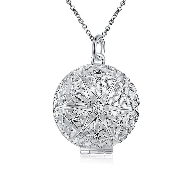 Wholesale Romantic Silver Round Pendants TGSPP070