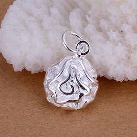 Wholesale Trendy Silver Plant Pendants TGSPP071