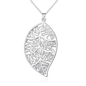 Wholesale Romantic Silver Plant Pendants TGSPP075