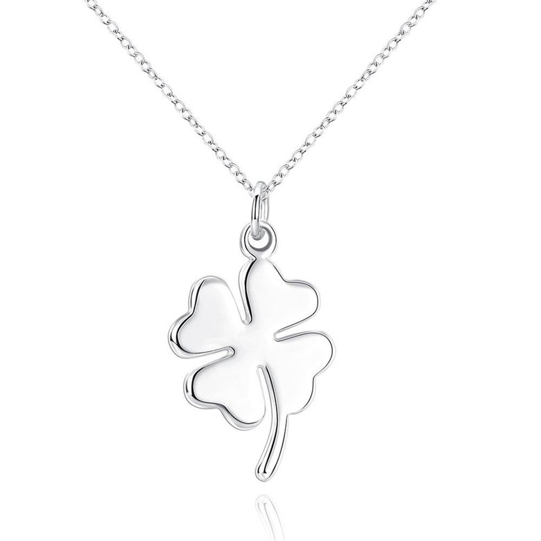 Wholesale Romantic Silver Plant Pendants TGSPP082