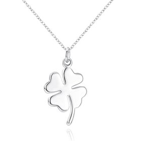 Wholesale Romantic Silver Plant Pendants TGSPP082