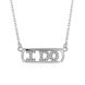 Wholesale 925 Silver I Do CZ Necklace TGSSN147