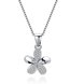 Wholesale 925 Silver Five Grass CZ Necklace TGSSN149