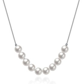 Wholesale 925 Silver Pearl Necklace TGSSN166