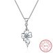 Wholesale Trendy 925 Sterling Silver CZ Necklace TGSSN047
