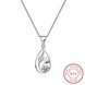Wholesale Fashion 925 Sterling Silver Plant CZ Necklace Discount TGSSN062