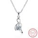 Wholesale Trendy 925 Sterling Silver CZ Necklace TGSSN065