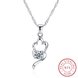 Wholesale Trendy 925 Sterling Silver CZ Necklace TGSSN066