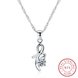 Wholesale Fashion Style 925 Sterling Silver CZ Necklace TGSSN071