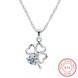 Wholesale Super Deal 925 Sterling Silver CZ Necklace TGSSN075