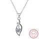 Wholesale New Style 925 Sterling Silver Plant CZ Necklace TGSSN080