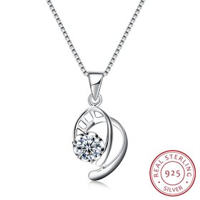 Wholesale 2018 New Style 925 Sterling Silver CZ Necklace TGSSN087