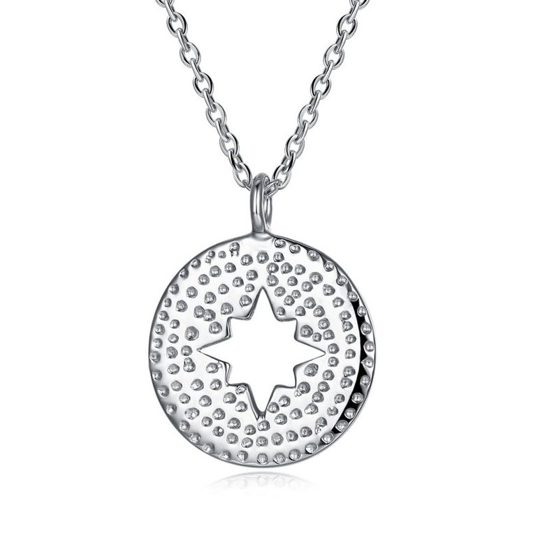 Wholesale Stars Creative Pure S925 Sterling Silver Necklace TGSSN017