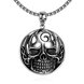 Wholesale Rock 316L stainless steel Skeleton Necklace TGSTN097