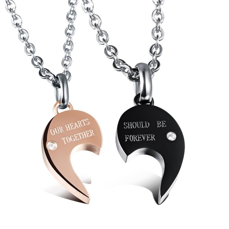 Wholesale New Style Fashion Stainless Steel Couples necklaceLovers TGSTN020