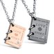 Wholesale New Fashion Stainless Steel Couples necklaceLovers TGSTN016