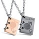Wholesale New Fashion Stainless Steel Couples necklaceLovers TGSTN017