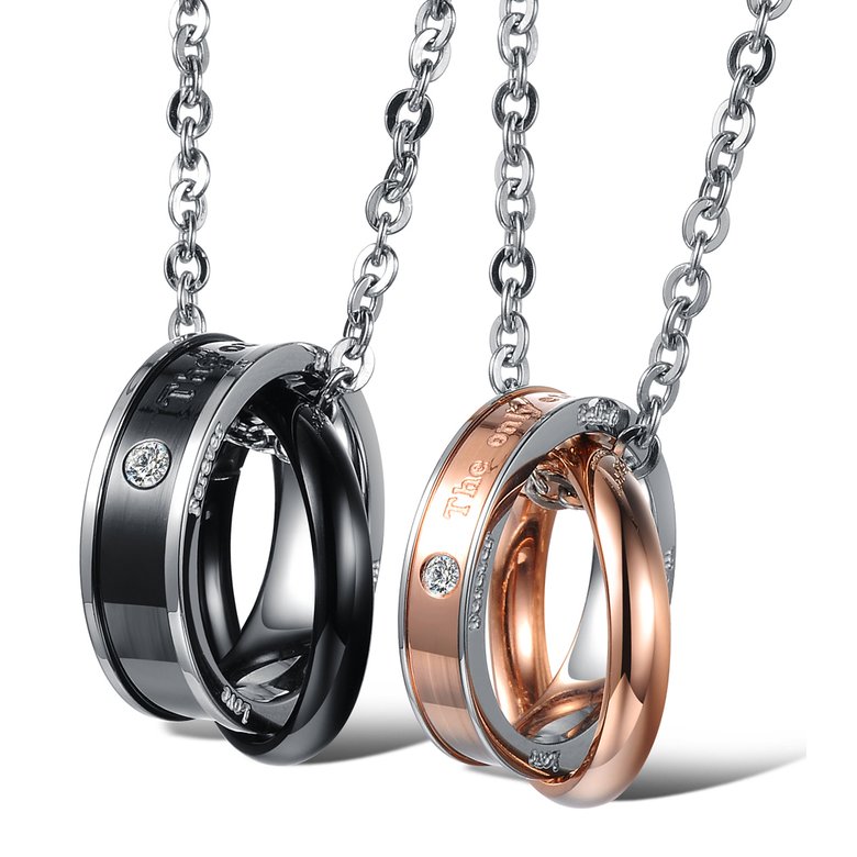 Wholesale Hot selling fashion stainless steel couples Necklace TGSTN124