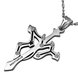 Wholesale Sagittarius Constellations 316L Stainless Steel Necklace TGSTN079